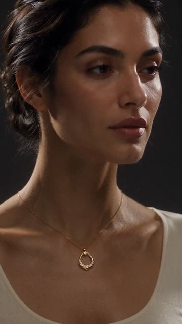 Jewelry ad: Portrait