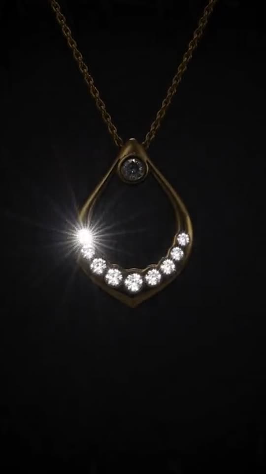 Jewelry ad: Diamond pendant film